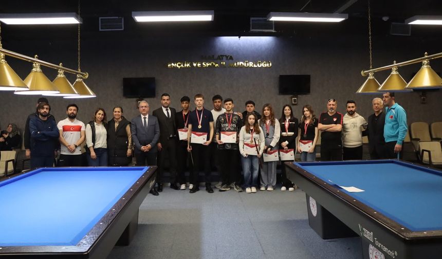 Okul Sporları Bilardo Şampiyonları Belli Oldu