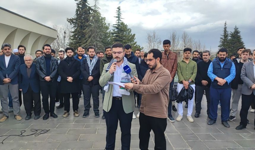 Üniversite Öğrencilerinden Gazze'ye Destek Açıklaması 'Susmak, Zulme Ortak Olmaktır'