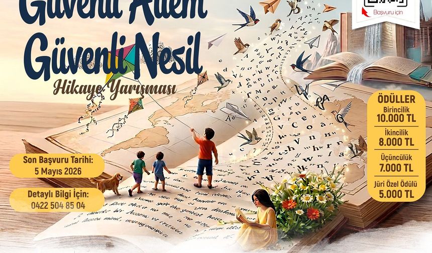 Yeşilyurt Belediyesi 'Güvenli Ailem Güvenli Nesil' Hikâye Yarışması Düzenliyor