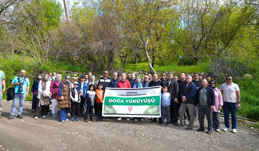 Adıyaman'da Eğitimciler Doğayla Buluştu