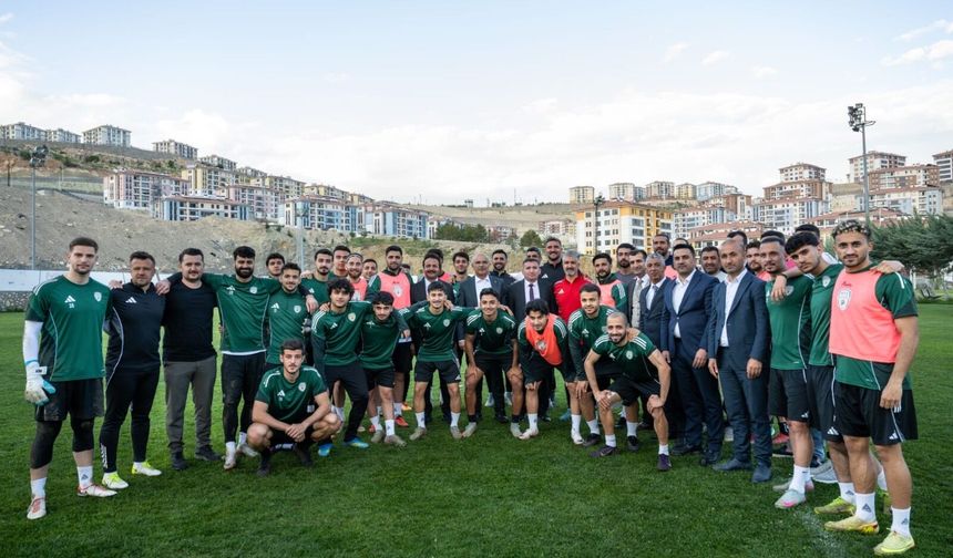 Başkan Er'den Final Öncesi Moral Ziyareti