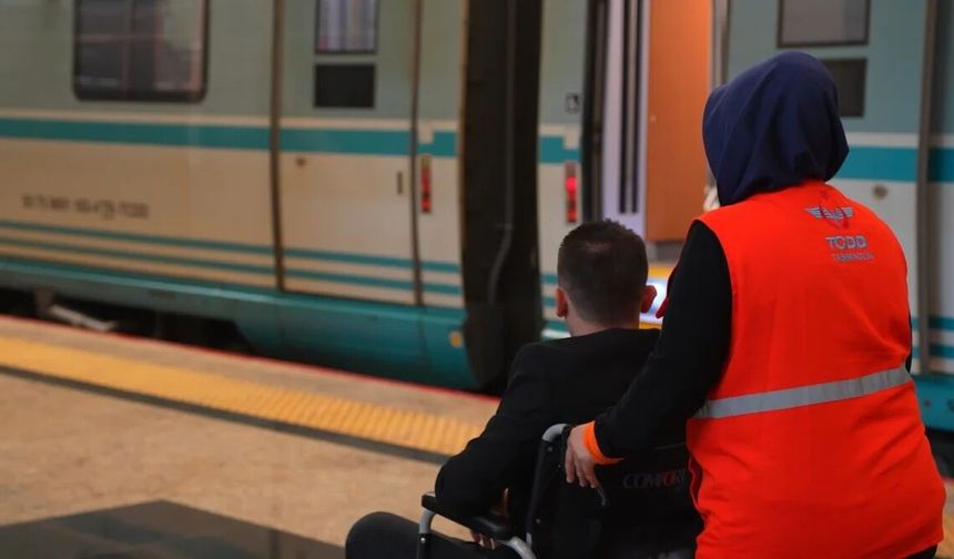 Demiryollarında engelli bireylere ücretsiz hizmet
