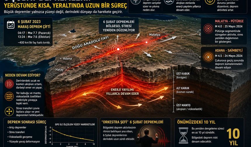 Deprem Uzmanından dikkat çeken açıklama: '6 Şubat deprem çifti hala yeraltında canlı'