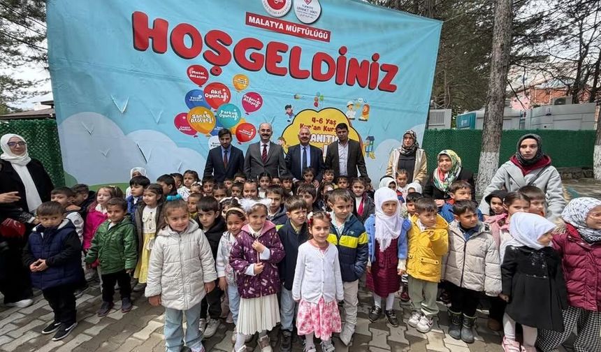 Doğanşehir'de Miniklere Yönelik Kur'an Kursu Tanıtıldı