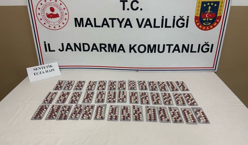 Malatya'da Uyuşturucu Operasyonu: 550 Hap Ele Geçirildi