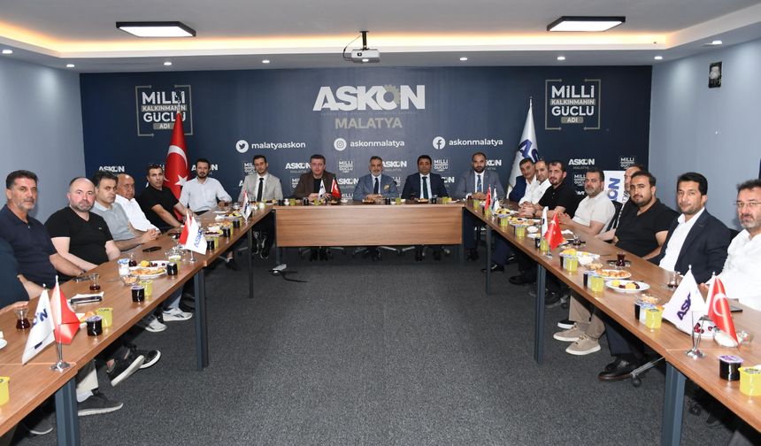 ASKON Genel Başkanı Aydın:  'Malatya Üretim Ve İhracatta Gücünü Yeniden Ortaya Koyuyor'