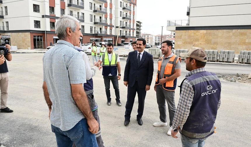 Başkan Taşkın 'Çarpık Yapılaşmanın Yerini Modern Yapılar Alıyor'