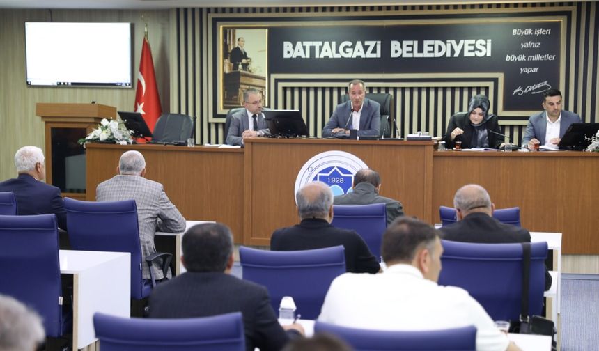 Battalgazi Belediyesi Meclisi Haziran Ayı Toplantısı Yapıldı