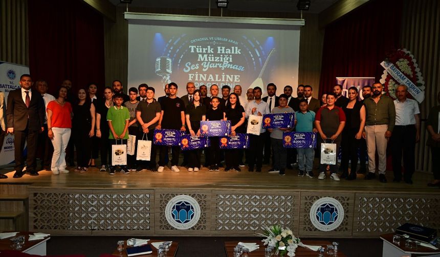 Battalgazi'de Türk Halk Müziği Yarışması'nın Kazananları Belli Oldu
