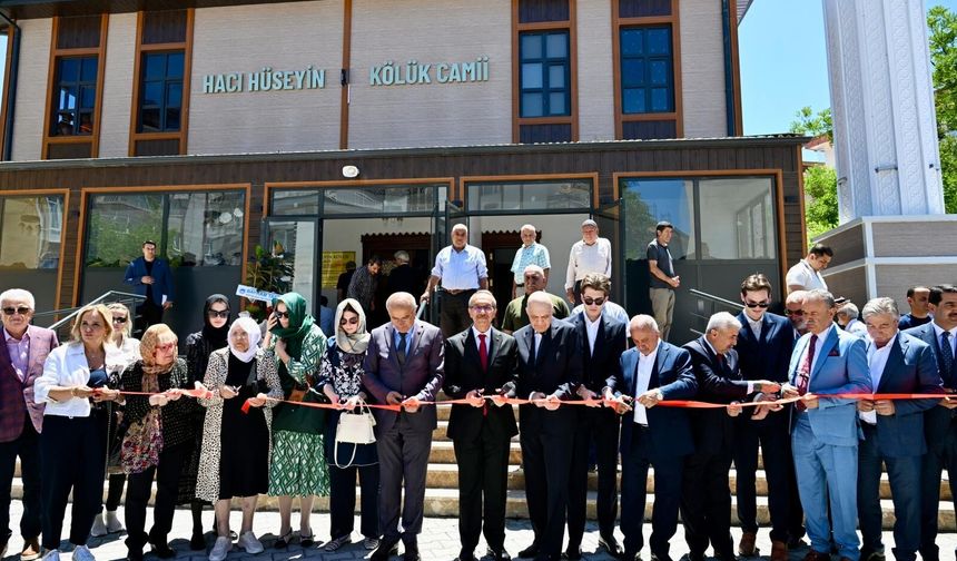 Hacı Hüseyin Kölük Camii Dualarla İbadete Açıldı
