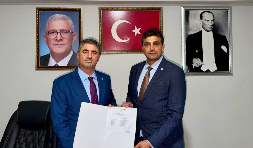 İYİ Parti Yeşilyurt İlçe Başkanlığına Altuğ Gürkan Demir Atandı
