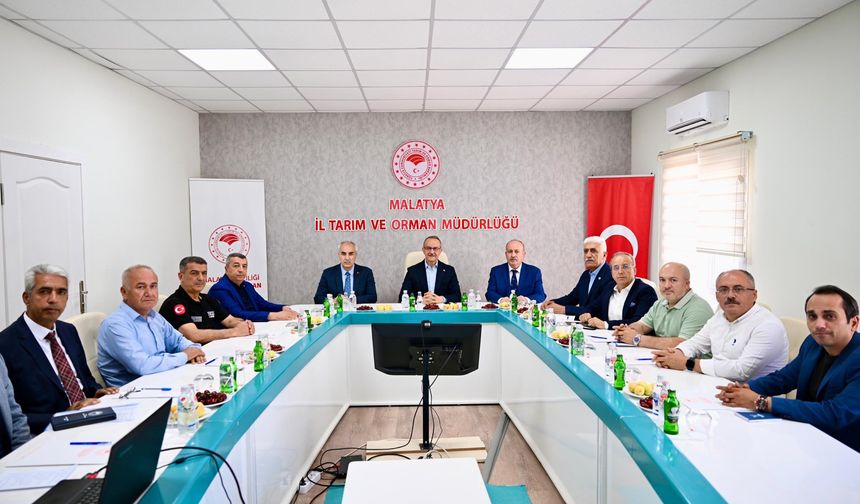 Kayısı Rekoltesi İçin Kritik Toplantı