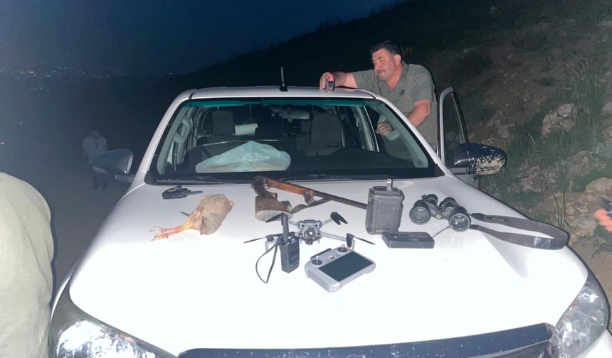 Malatya'da Kaçak Avcılara Suçüstü