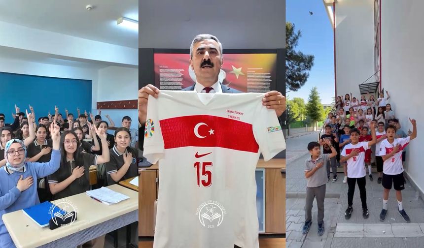 Malatyalı Öğrencilerden A Milli Takım'a Videolu Destek