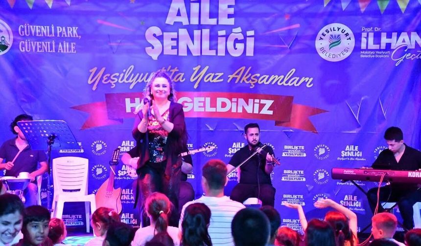 Yeşilyurt'ta Yaz Akşamları Aile Şenliğiyle Başladı