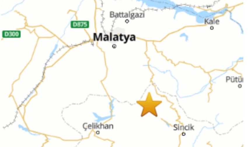 Adıyaman'daki 3.7 Büyüklüğündeki Deprem Malatya'da da Hissedildi