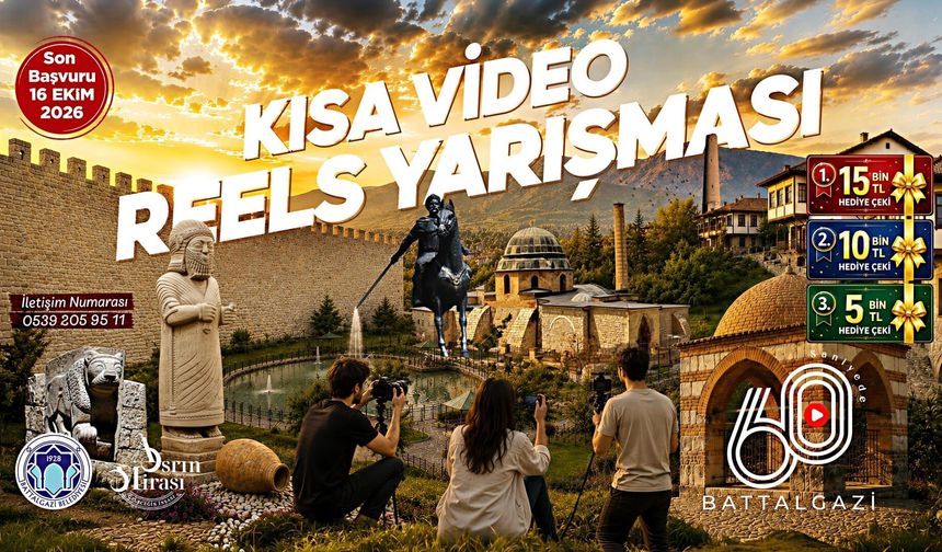 Battalgazi Belediyesinden '60 Saniyede Battalgazi' Kısa Video Yarışması