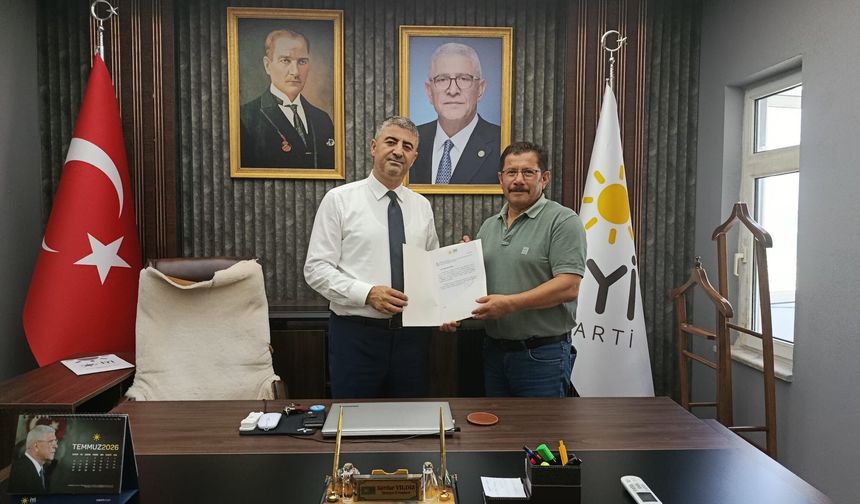 İYİ Parti Darende İlçe Başkanlığına Ahmet Çakır Yeniden Atandı
