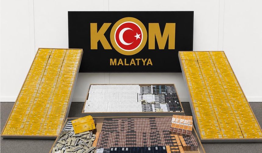 Malatya'da Kaçak Sigara Operasyonu: 7 Bin 330 Paket Ele Geçirildi