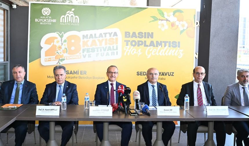 Malatya'da Kültür ve Ticaret Buluşuyor: 28. Kayısı Festivali ve Fuarı İçin Geri Sayım Başladı