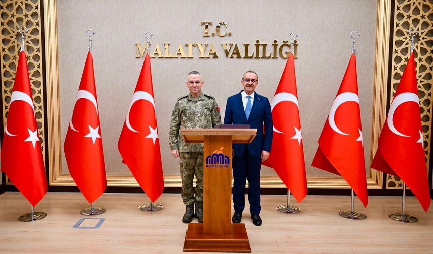 2'nci Ordu Komutanı Korgeneral Yaralı'dan Vali Yavuz'a İlk Ziyaret