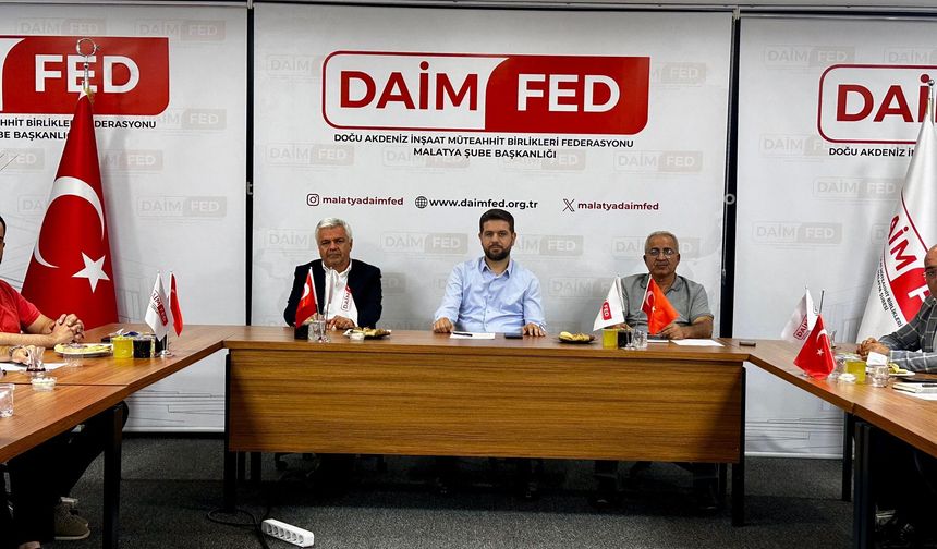 Malatya'da İş Kazalarına Karşı Ortak Mücadele