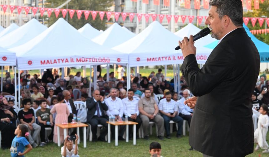 Malatya'da Yaz Kur'an Kurslarına Görkemli Final