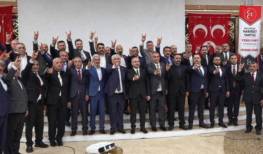 MHP Yeşilyurt'ta Şemsettin Tüdün Güven Tazeledi