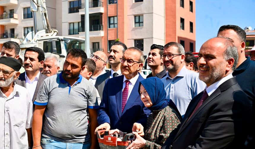 Tandoğan İnci Cömert Camii'nin Temeli Dualarla Atıldı