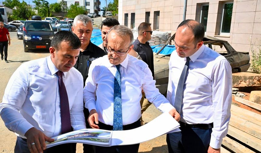 Vali Yavuz Pütürge'de Yatırımları Mercek Altına Aldı