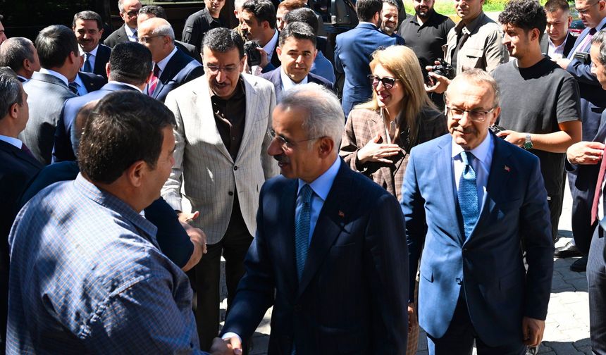 Bakan Uraloğlu Darende ilçesine geldi