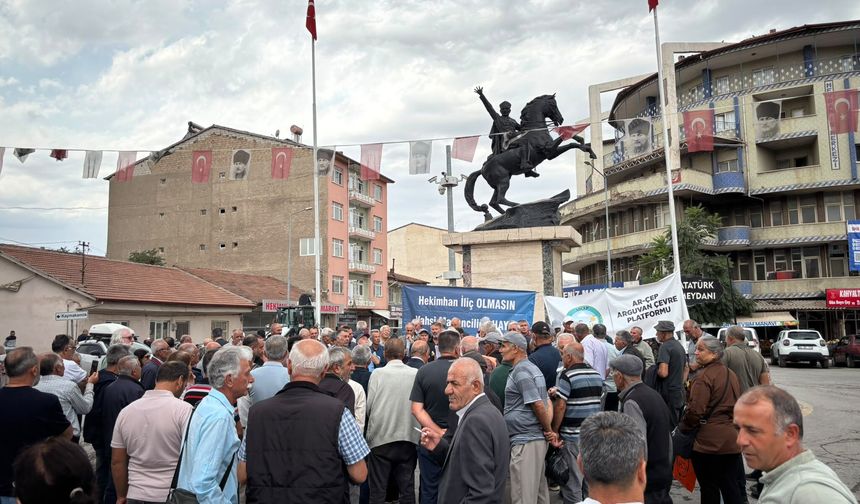 Hekimhan'da Maden Tepkisi: 'Toprağımıza Ve Suyumuza Sahip Çıkıyoruz'