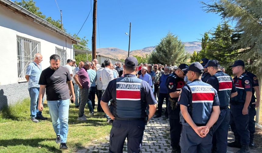 Hekimhan'da Maden Toplantısı Gerginliği
