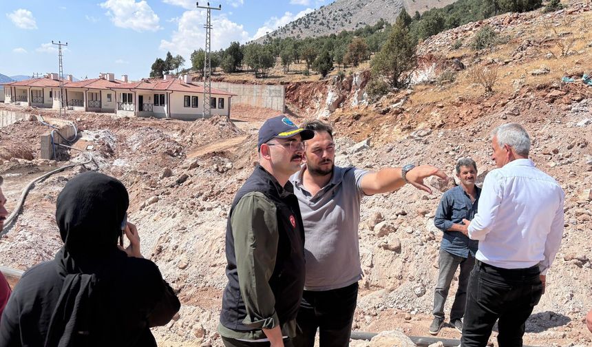 Kaymakam Sungur Kırsal Konutları İnceledi