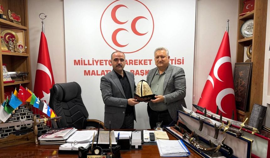 Türk Yolu Birliği'nden MHP İl Başkanı Şengönül'e Ak Kalpaklı Ziyaret