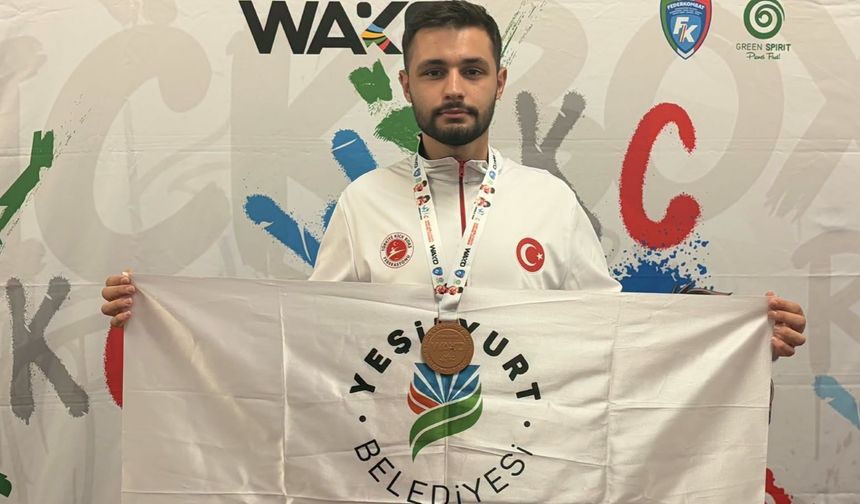 Yeşilyurt Belediyesporlu Ömer Faruk Yılmaz Dünya Üçüncüsü Oldu