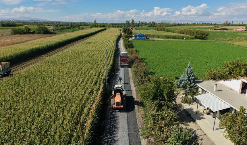 Battalgazi'de Kadıçayırı Mahallesi'ne 4 Kilometrelik Asfalt
