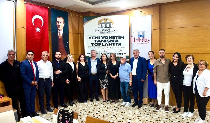 Didim Malatyalılar Derneği'nde Murat Kılıç Dönemi Başladı