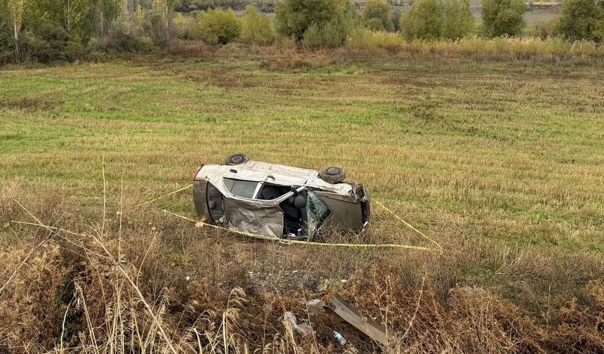 Doğanşehir'de Otomobil Takla Attı: 2 Yaralı