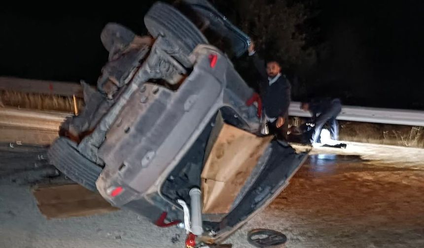 Hekimhan-Malatya Yolunda Cip Beton Mikserine Çarptı: 3 Yaralı