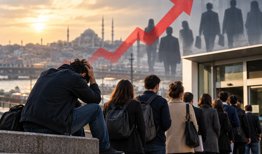 İşsizlikte sert yükseliş: Bir ayda 198 bin kişi daha işsiz kaldı