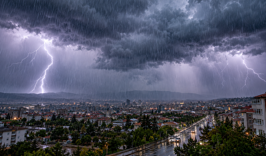 Meteoroloji'den Malatya'ya Çok Kuvvetli Yağış Uyarısı!