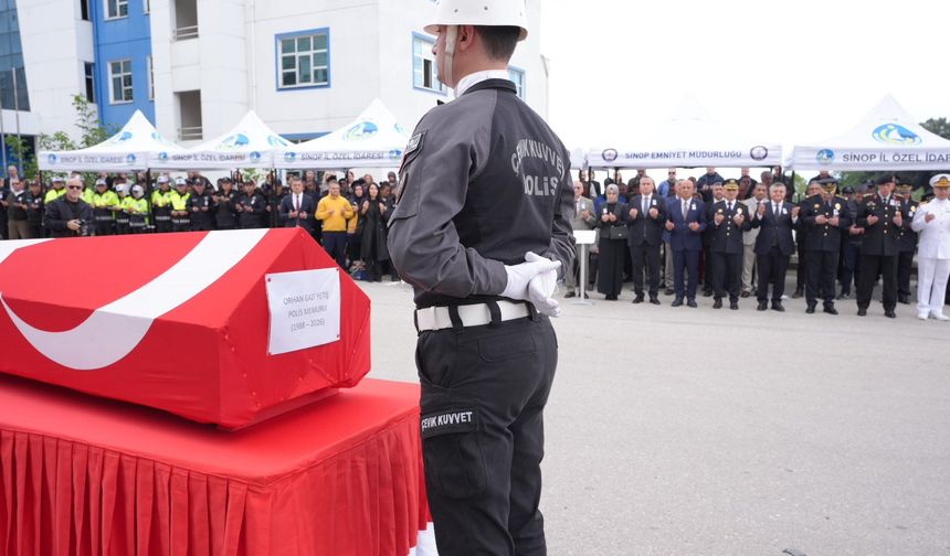 Sinop'ta Hayatını Kaybeden Polis Memuru Malatya'ya Uğurlandı