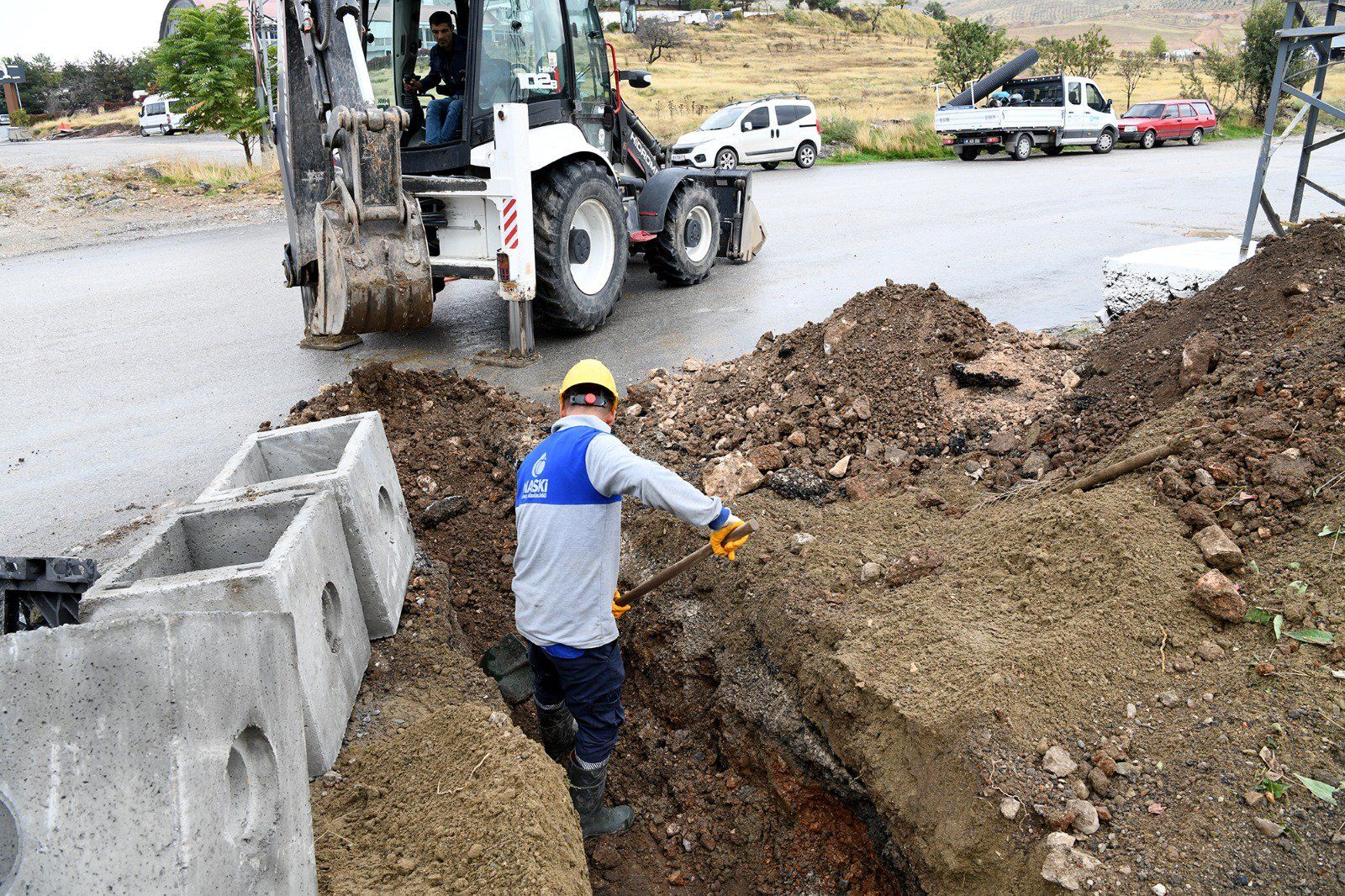 Malatya'da Sağanak Öncesi MASKİ'den Mazgal Mesaisi