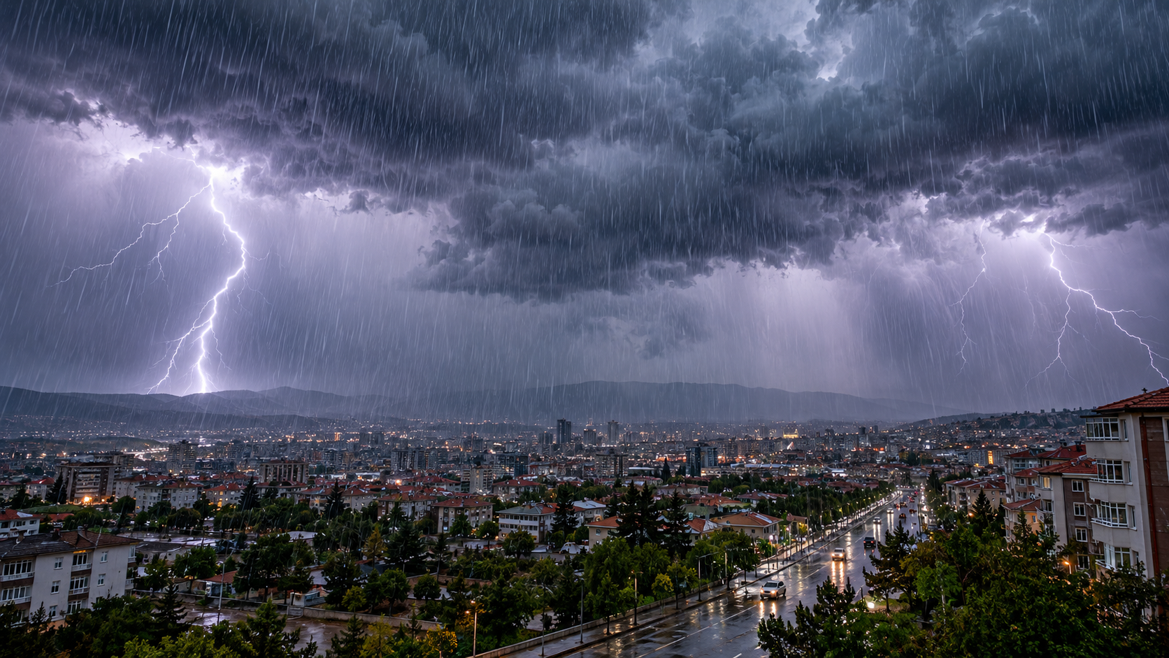 Meteoroloji'den Malatya'ya Çok Kuvvetli Yağış Uyarısı!